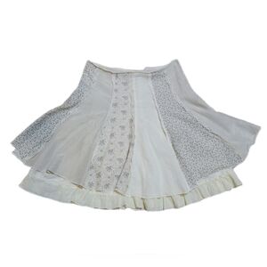 Women's Prairie Floral Patchwork Skirt Size 40, US L/XL